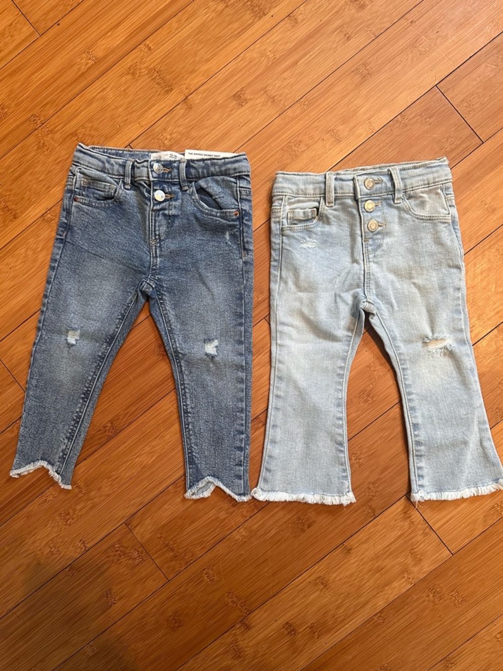 Zara Baby Denim Jeans - Light Wash and Medium Wash